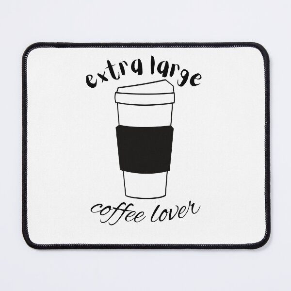 Item preview, Extra Large Coffee Lover Coffee Cup Aesthetic Black designed and sold by hShah06.