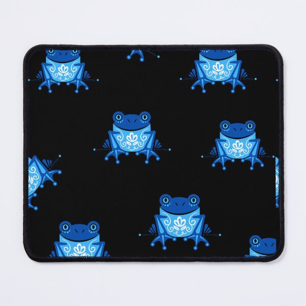Item preview, Neon Blue Frog Pattern designed and sold by jessypaul027.
