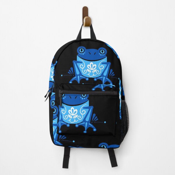 Item preview, Neon Blue Frog Pattern designed and sold by jessypaul027.