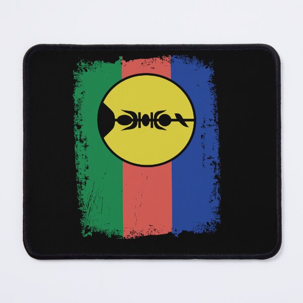 Item preview, New Caledonia Flag Distressed designed and sold by rafaeltto.
