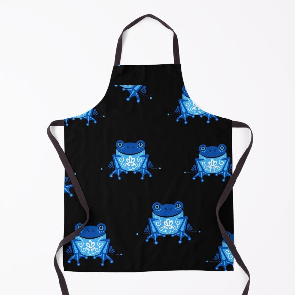Item preview, Neon Blue Frog Pattern designed and sold by jessypaul027.