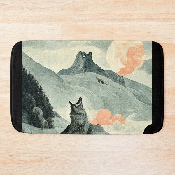 Artikelvorschau, Wolf during Full Moon entworfen und verkauft von deificusArt.