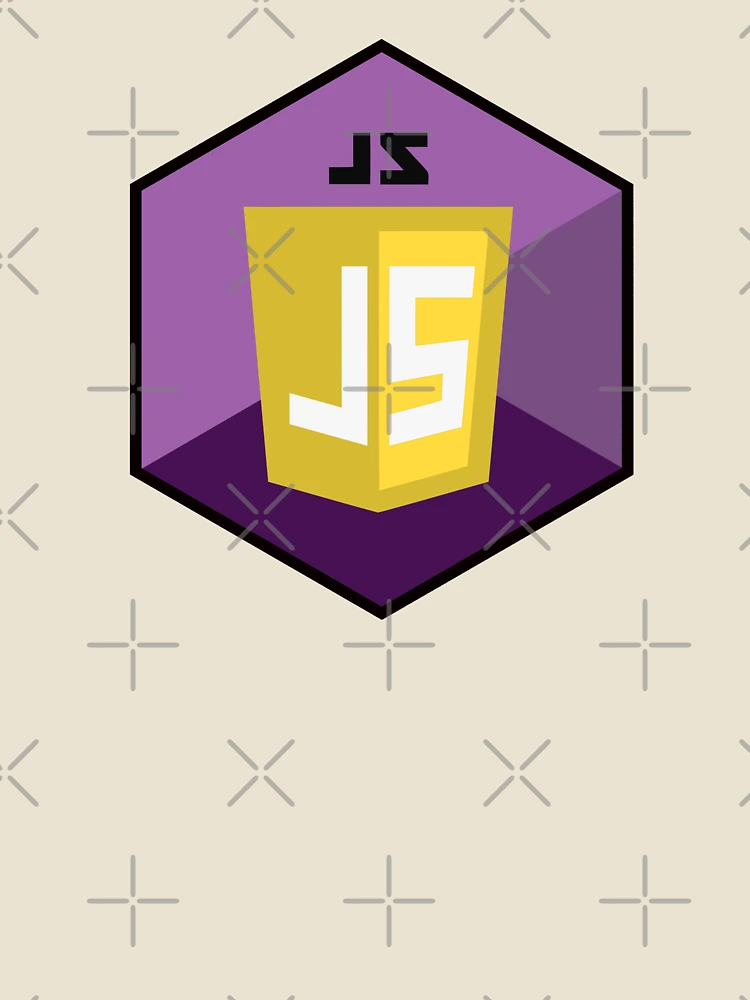 Imagen 4 de 4, Camiseta relajada con la obra javascript hexagonal, diseñada y vendida por yourgeekside.