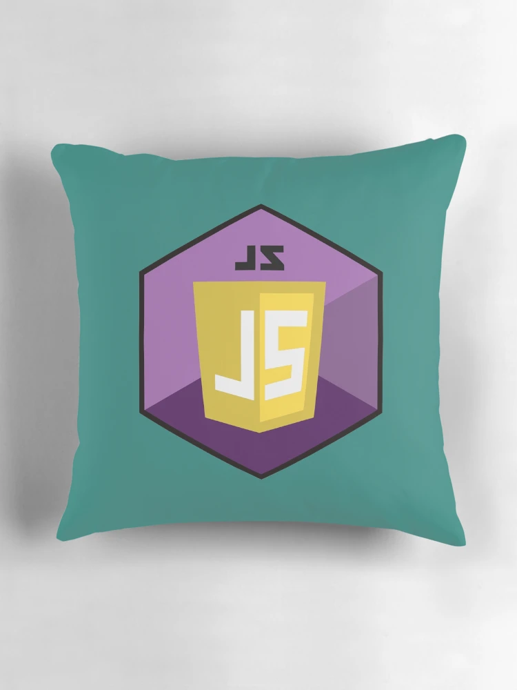 Thumbnail 3 of 4, Pillow, hexagonal javascript designed and sold by yourgeekside.