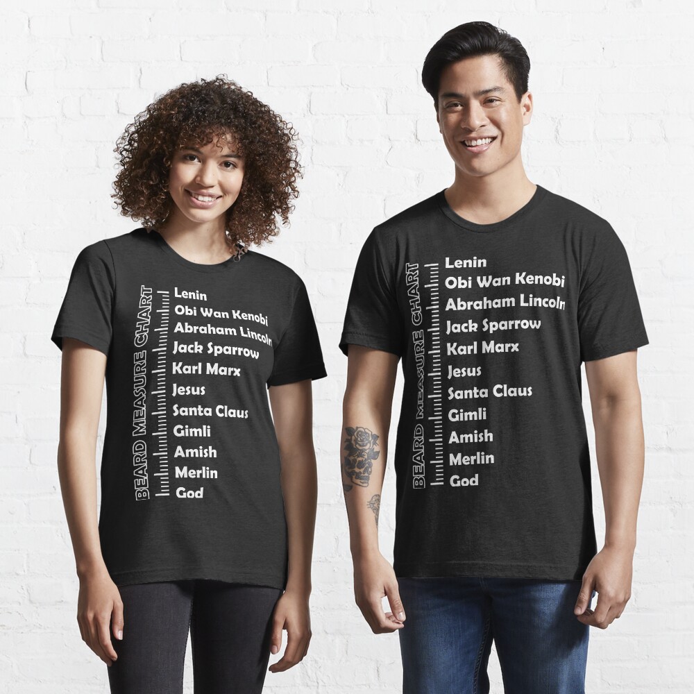 Beard measure chart Essential T-Shirt