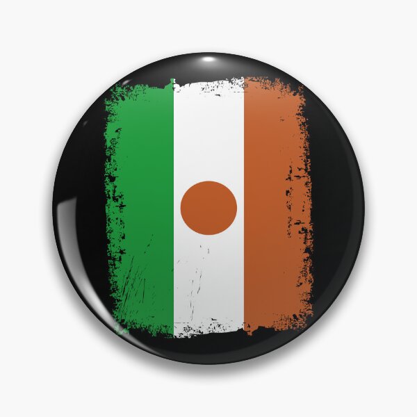 Item preview, Niger Flag Distressed designed and sold by rafaeltto.