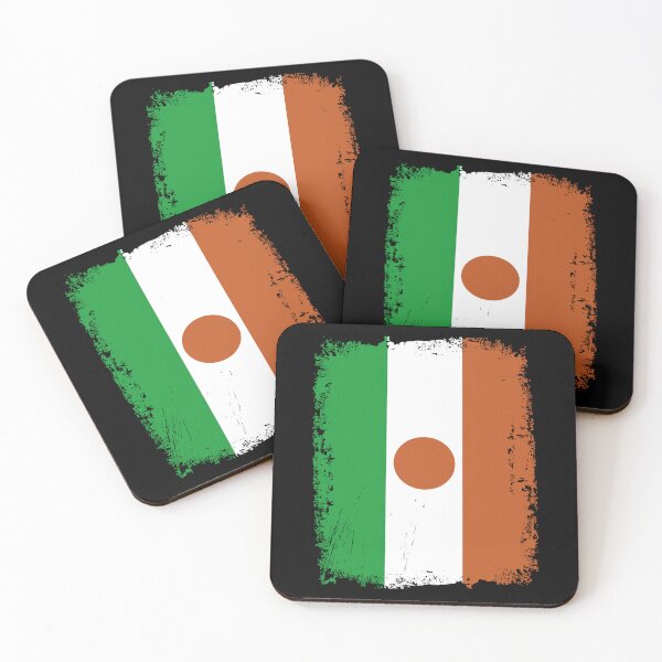 Item preview, Niger Flag Distressed designed and sold by rafaeltto.