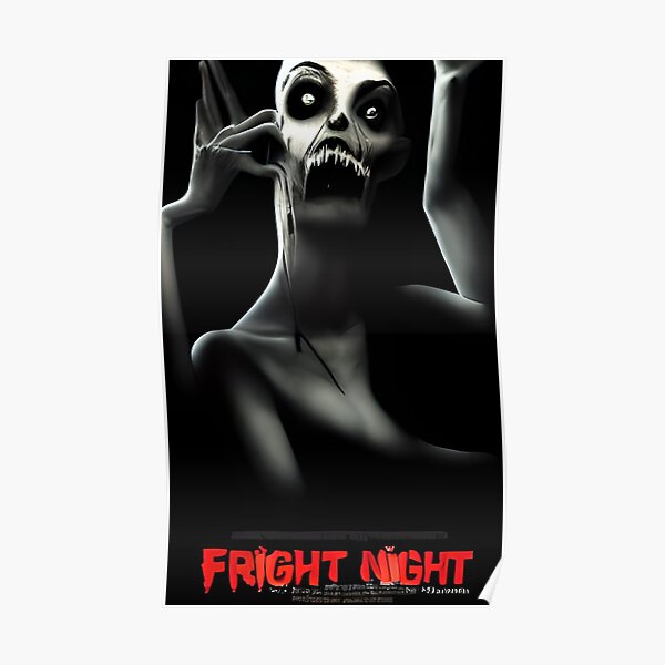Fright Night (Design 1) Poster