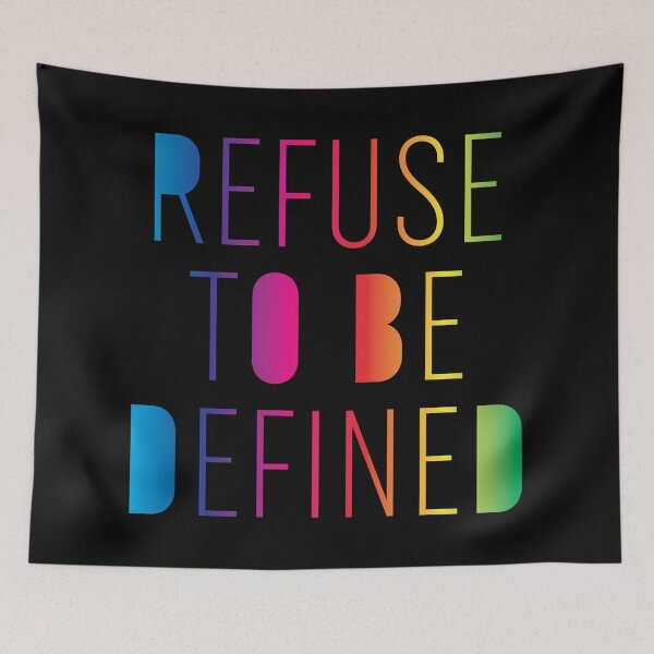 Item preview, refuse to be defined designed and sold by TeesbyDD.