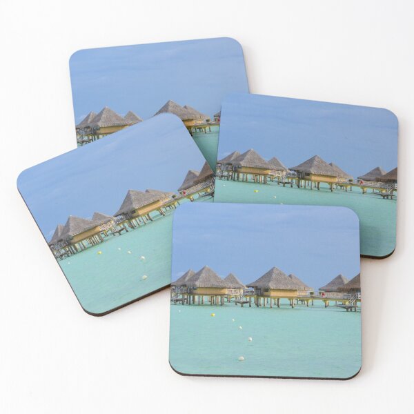 Item preview, Photograph of the iconic bungalows in Bora Bora - WelshDesigns designed and sold by welshdesigns.