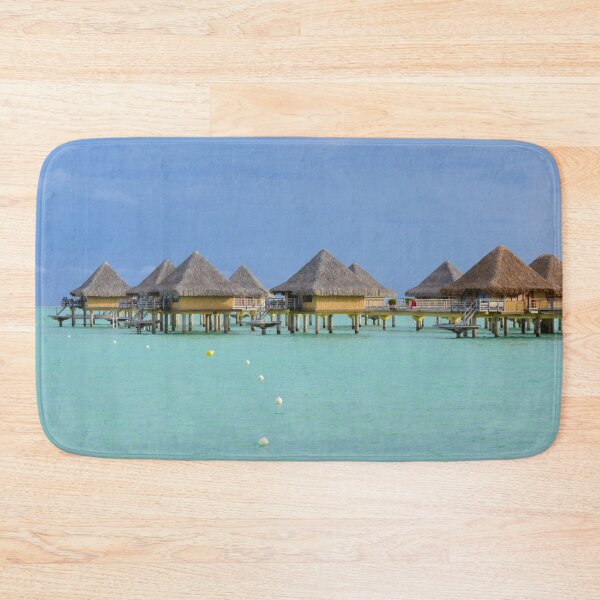 Item preview, Photograph of the iconic bungalows in Bora Bora - WelshDesigns designed and sold by welshdesigns.