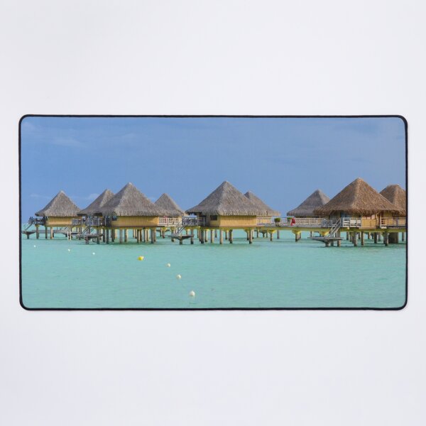 Item preview, Photograph of the iconic bungalows in Bora Bora - WelshDesigns designed and sold by welshdesigns.