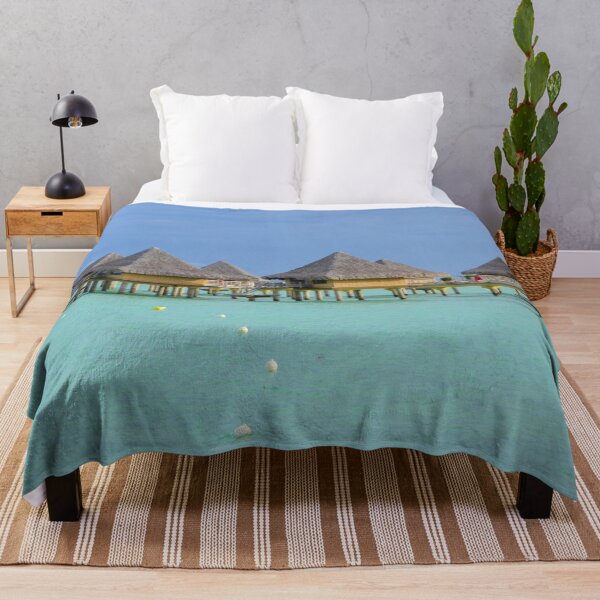Item preview, Photograph of the iconic bungalows in Bora Bora - WelshDesigns designed and sold by welshdesigns.