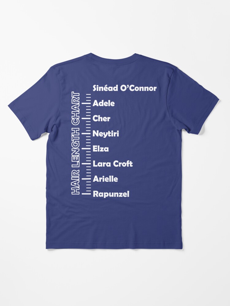 Gevoel Beoefend Beperking Hair length chart" T-shirt for Sale by dynamitfrosch | Redbubble | bald  head t-shirts - braid t-shirts - locs t-shirts