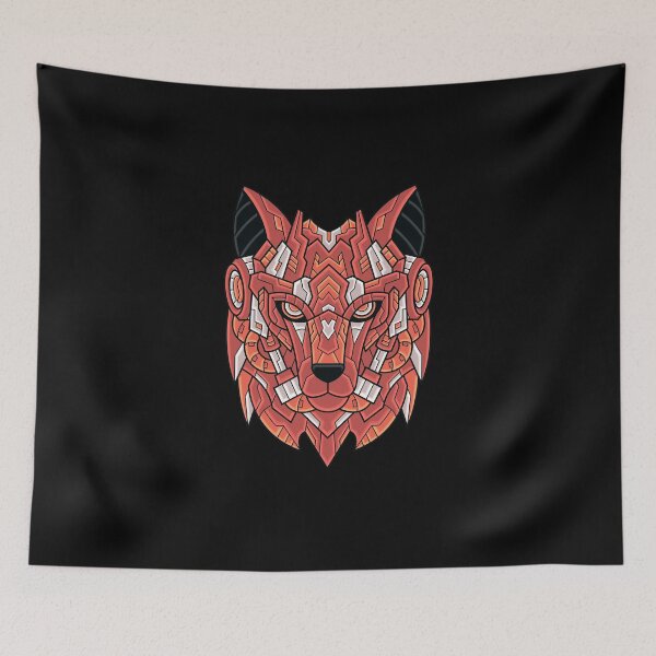 Item preview, Zidika wolf head colorful designed and sold by klimov0101.