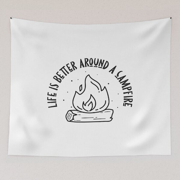 Item preview, Life is better around a campfire designed and sold by kapiks.