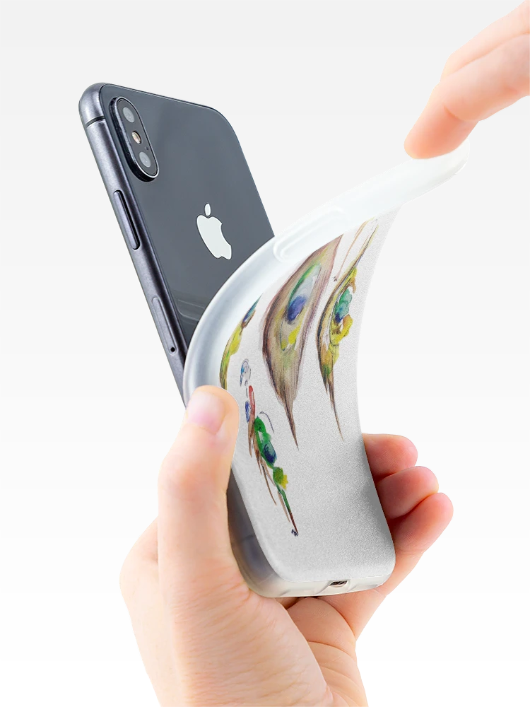 Thumbnail 4 of 5, iPhone Case, Peacock Pattern designed and sold by Ojtstudio.