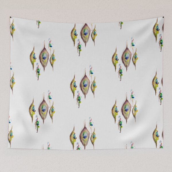 Item preview, Patrón de pavo real designed and sold by Ojtstudio.
