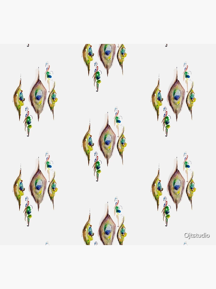 Thumbnail 5 of 5, Socks, Peacock Pattern designed and sold by Ojtstudio.