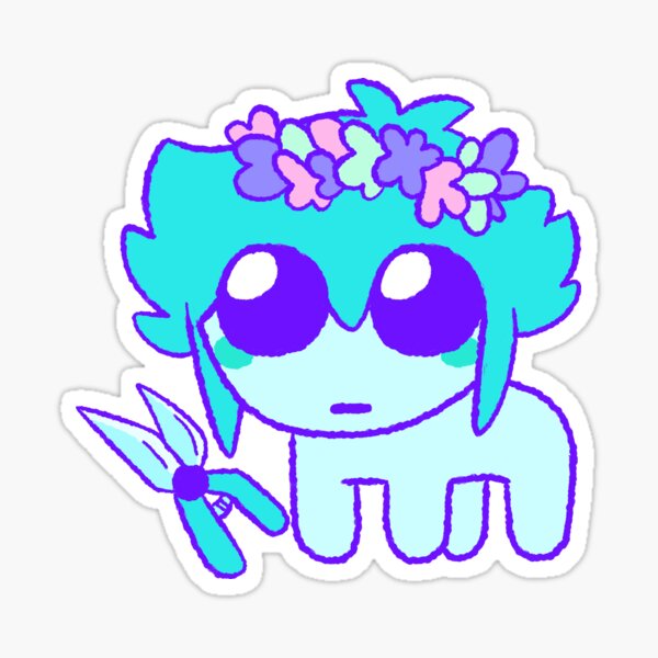 Omori Tbh Basil Headspace Sticker For Sale By Epoxxalypz Redbubble 