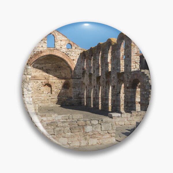 Item preview, Hagia Sophia Church Ruins - UNESCO World Heritage Landmark in Nessebar Bulgaria designed and sold by Georgia Mizuleva.