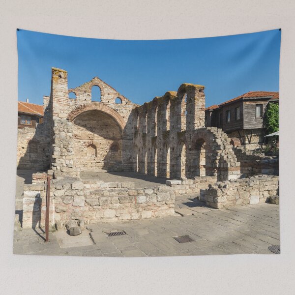 Item preview, Hagia Sophia Church Ruins - UNESCO World Heritage Landmark in Nessebar Bulgaria designed and sold by Georgia Mizuleva.