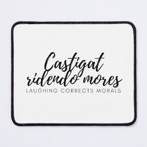 Item preview, Castigat ridendo mores - Laughing corrects morals designed and sold by Univers Gifts.