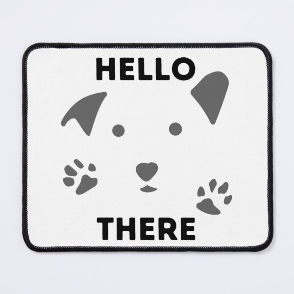 Item preview, Hello There! Cute Dog Face and Paws Design designed and sold by CreativNode.