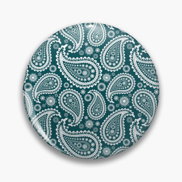 Item preview, Teal paisleys designed and sold by pnkpopcorn.