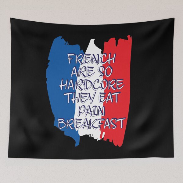 Item preview, French Eat Pain For Breakfast - Funny French Bread designed and sold by TheInkElephant.