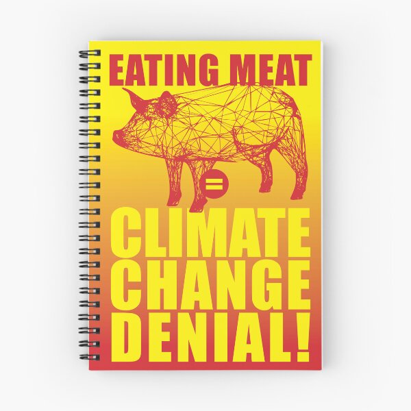 Item preview, Eating meat = Climate Change Denial designed and sold by Nanika-akimoto.