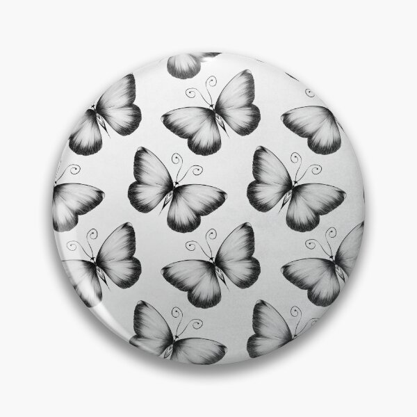 Item preview, Gray Butterfly Pattern designed and sold by LouJah-.