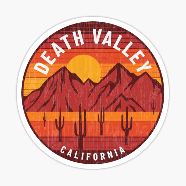 "California Death Valley Vintage" Sticker for Sale by severnbc