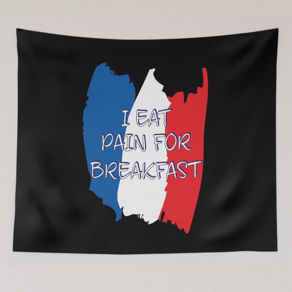 Item preview, I Eat Pain For Breakfast - Funny French Bread designed and sold by TheInkElephant.