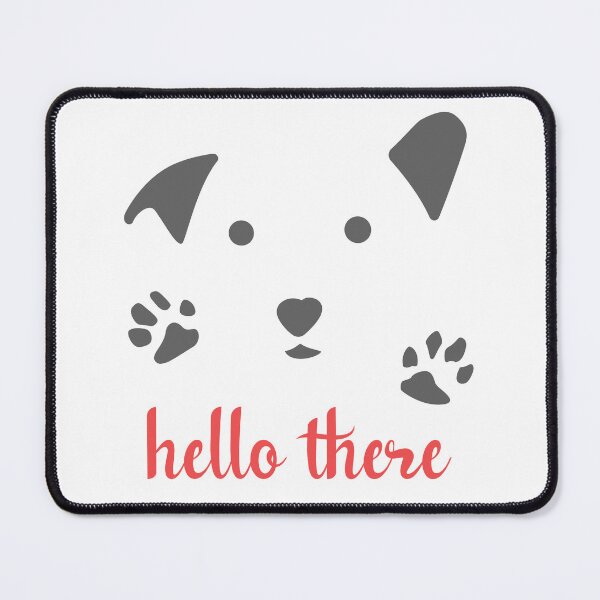 Item preview, Hello There! Cute Dog Face and Paws Design designed and sold by CreativNode.