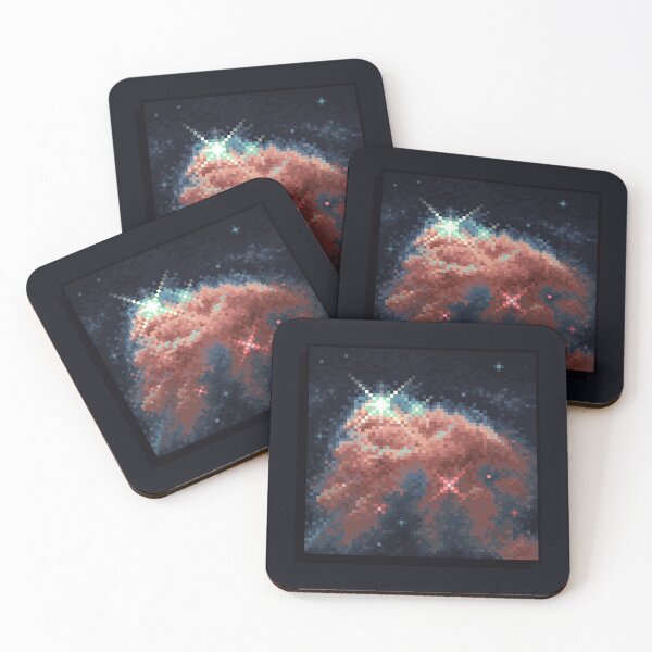 Item preview, Sparkly Nebula Pixel Art Design designed and sold by daycast24.