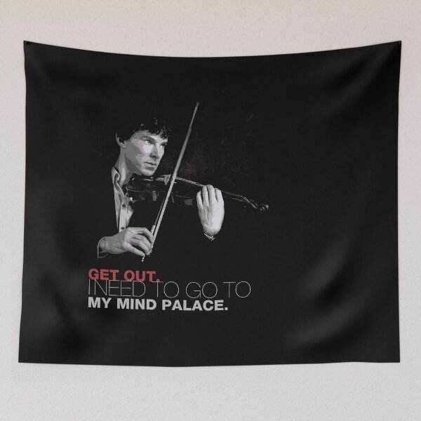 Item preview, Sherlock quote - Mind Palace designed and sold by FanitsaArt.