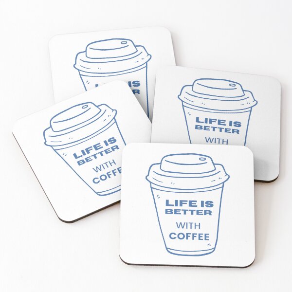 Item preview, Life Is Better With Coffee, Better Life, Coffee Connects, Coffee Lovers, Morning Coffee, Smells like Coffee, Cup of Coffee designed and sold by WORLD-SOFIA.