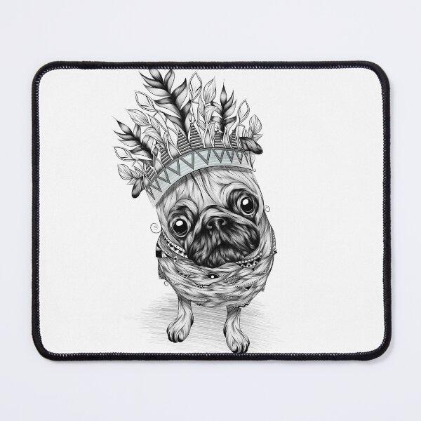 Item preview, Indian Pug designed and sold by LouJah-.