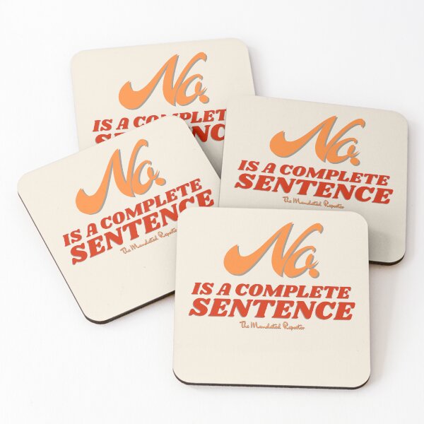 Item preview, No, is a Complete Sentence - Vintage White designed and sold by TheReporter1.