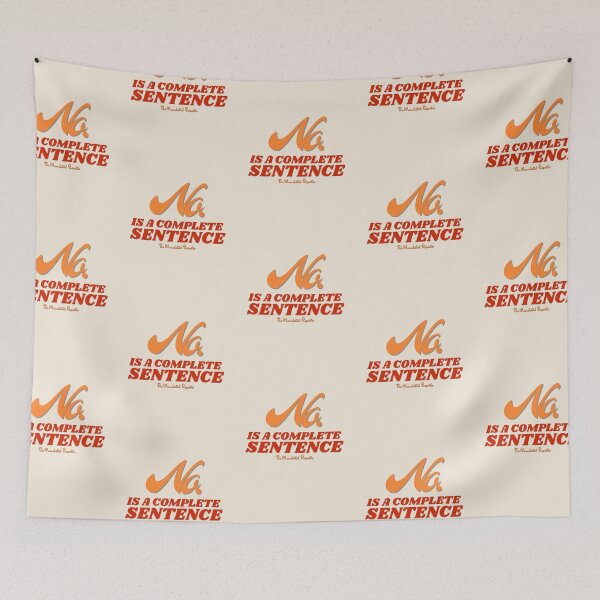 Item preview, No, is a Complete Sentence - Vintage White designed and sold by TheReporter1.