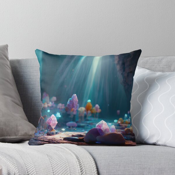 Item preview, imagine Cave full of glowing crystal and a underwater shiny lake designed and sold by ShopThousand.