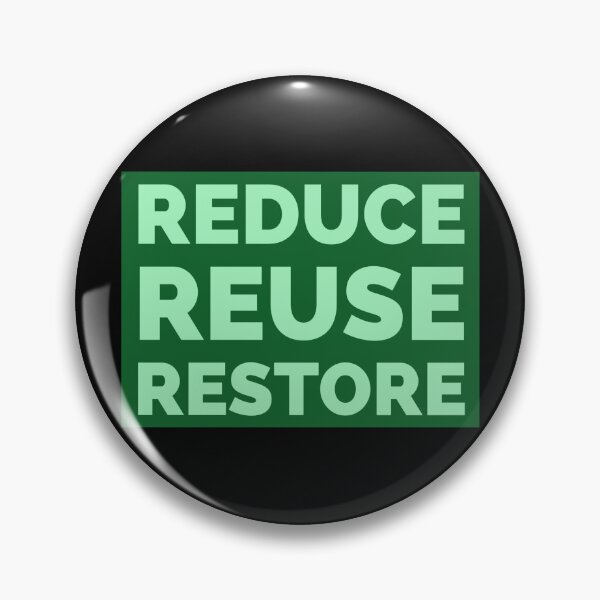 Item preview, Typography Reduce Reuse Restore (green version) designed and sold by bewareofpossum.