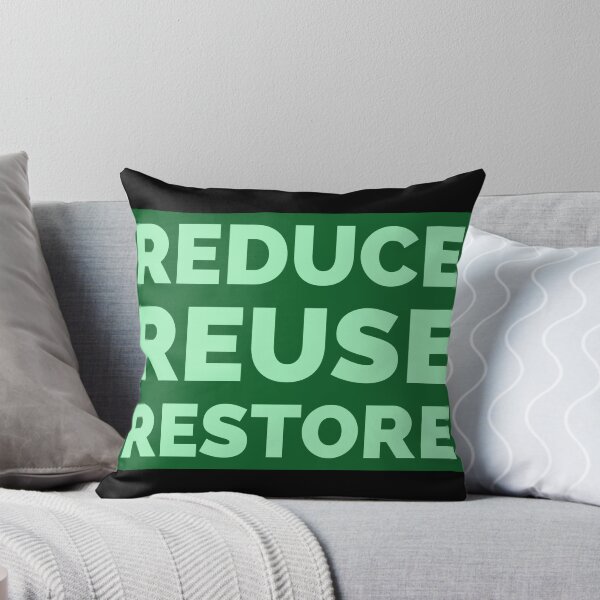Item preview, Typography Reduce Reuse Restore (green version) designed and sold by bewareofpossum.