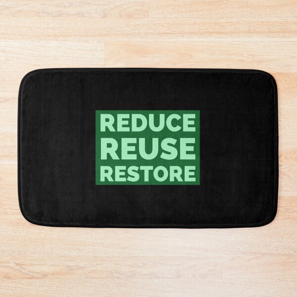 Item preview, Typography Reduce Reuse Restore (green version) designed and sold by bewareofpossum.