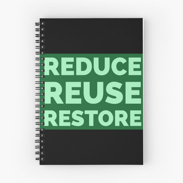 Item preview, Typography Reduce Reuse Restore (green version) designed and sold by bewareofpossum.