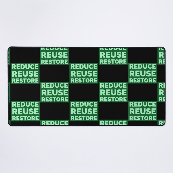 Item preview, Typography Reduce Reuse Restore (green version) designed and sold by bewareofpossum.