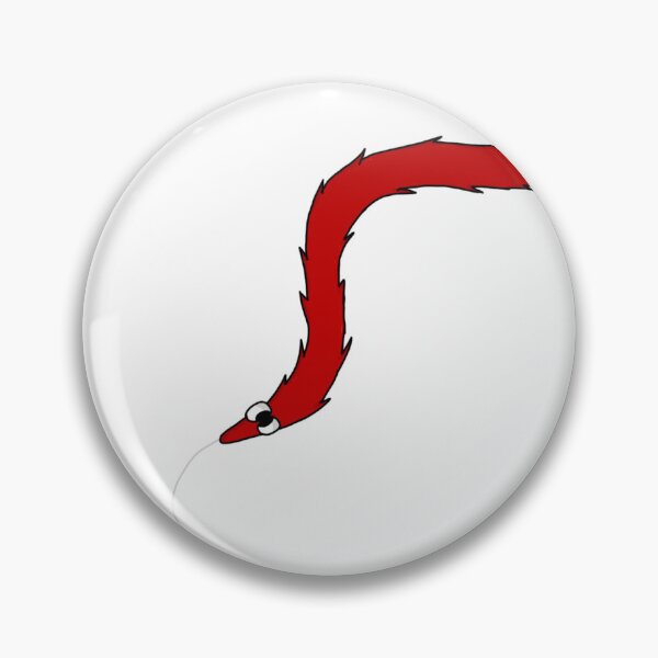 Item preview, Red worm on a string designed and sold by tacopoop24.