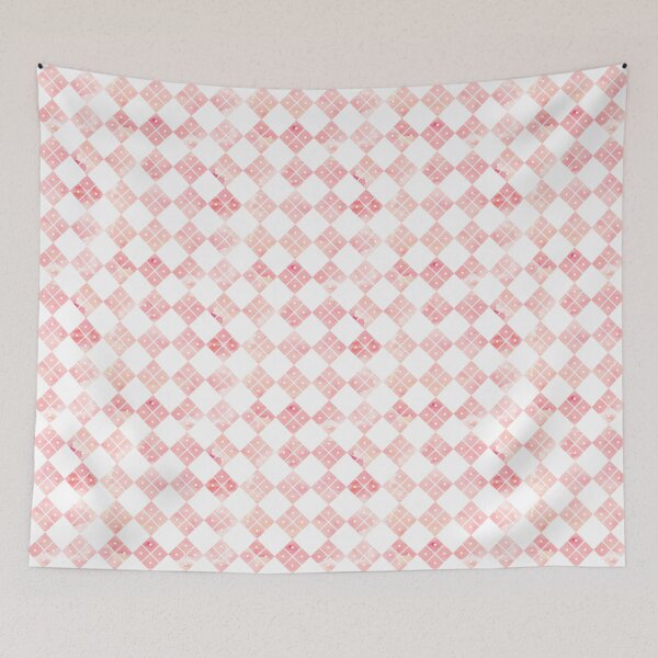 Item preview, Pink Chinese check pattern designed and sold by adenaJ.