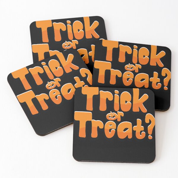 Item preview, trick or treat ? funny halloween quote night designed and sold by CHOOSEYOURS SHOP.